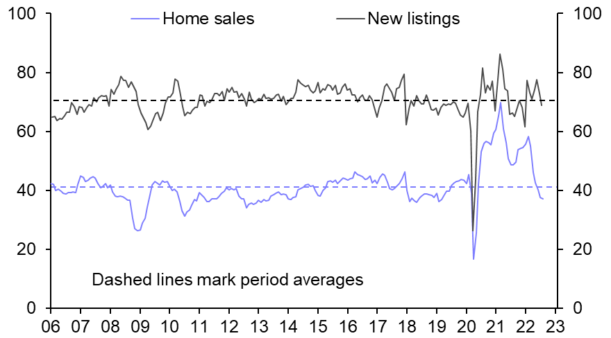 Housing activity weakening but not collapsing

