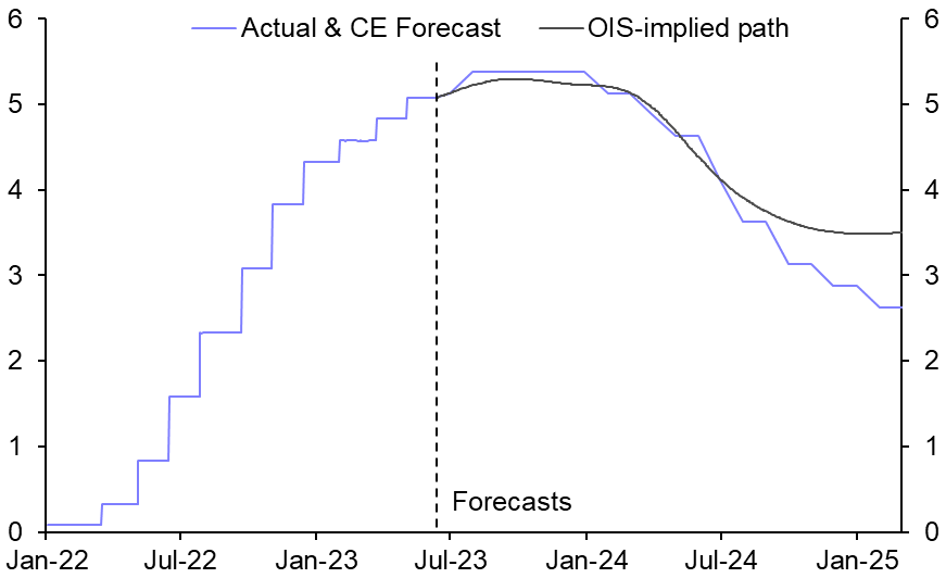 The fed funds rate may go lower than investors think
