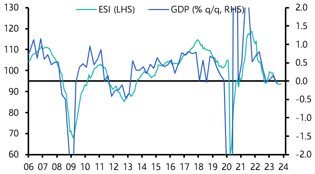 EC Survey and Spain inflation (November) 
