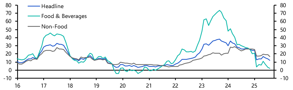 Egypt Consumer Prices (Aug. 2025)
