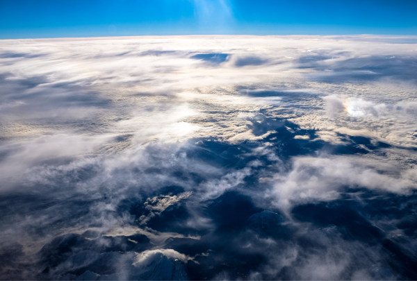 Foggy overlay across world view
