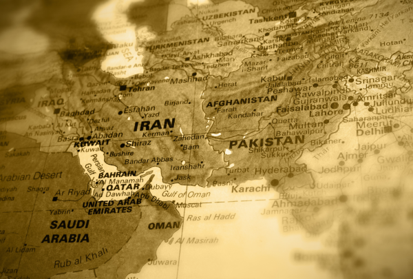 Map of Middle East 