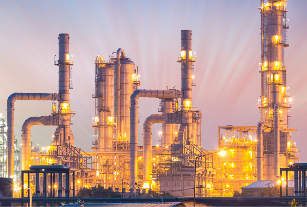 Oil refinery 