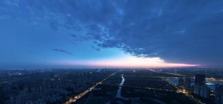 Cityscape/Landscape at night